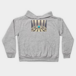 Abstract Golden Fractal Kids Hoodie